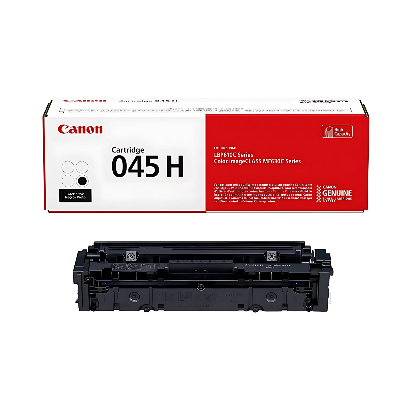 Canon 045H Black Toner Cartridge, High Capacity